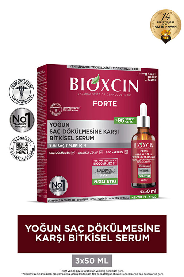Bioxcin Forte Yoğun Saç Dökülmesine Karşı Bitkisel Serum
